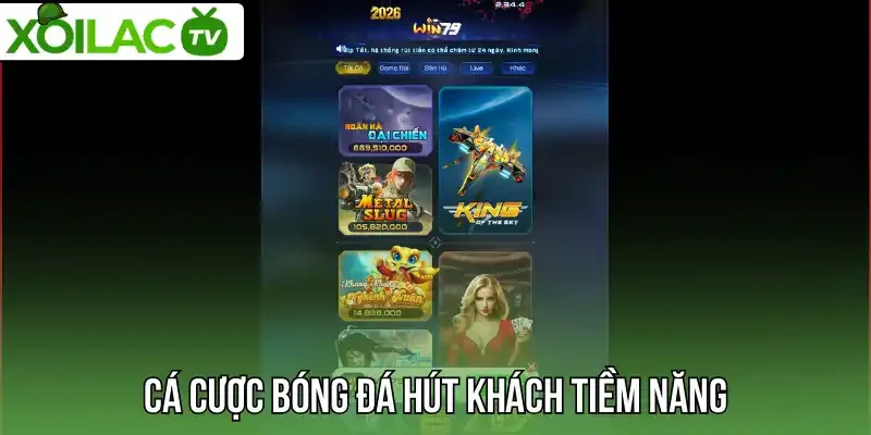 Cá cược bóng đá hút khách tiềm năng